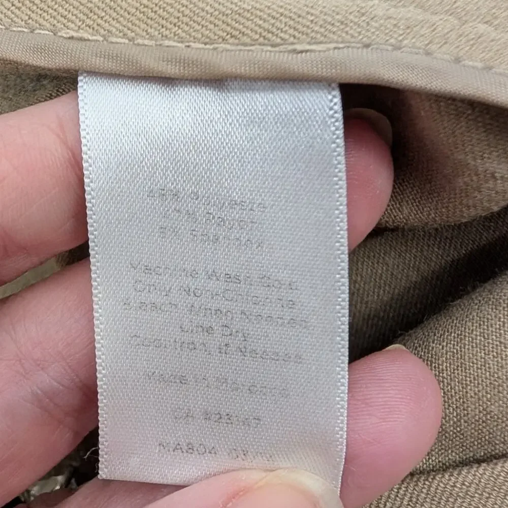Talbots Heritage Size 6 Tan Pants Career Office Work Basic Staple Capsule **